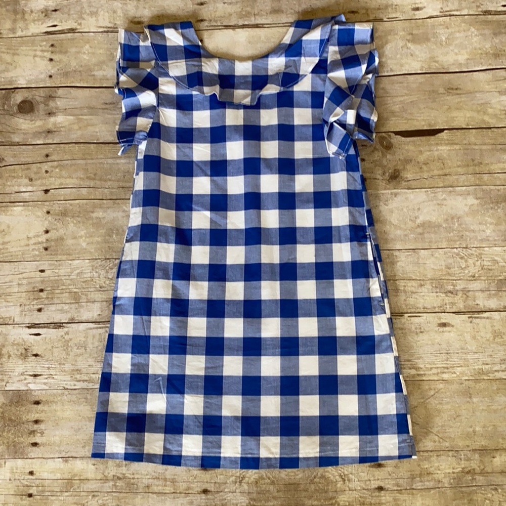 Carter’s Girls royal blue gingham dress size 8